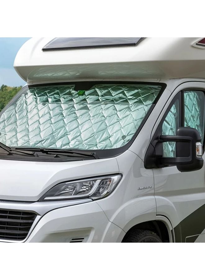 Fiat Ducato 2006 2022 Windshield Sunshade 7 Layer Insulated Polyamide UV Protection Cooler - Image 1
