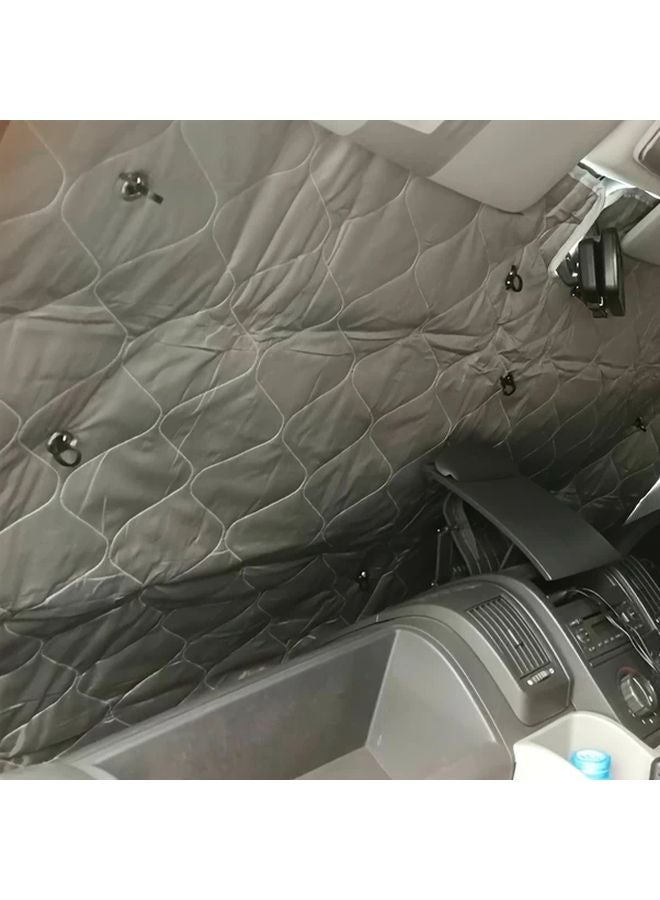 Fiat Ducato 2006 2022 Windshield Sunshade 7 Layer Insulated Polyamide UV Protection Cooler - Image 3