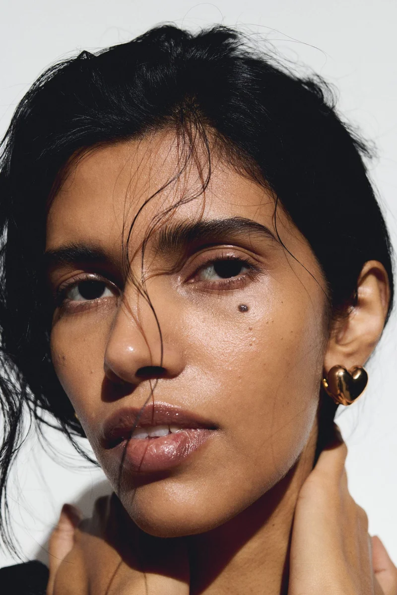 H&M Heart-shaped earrings