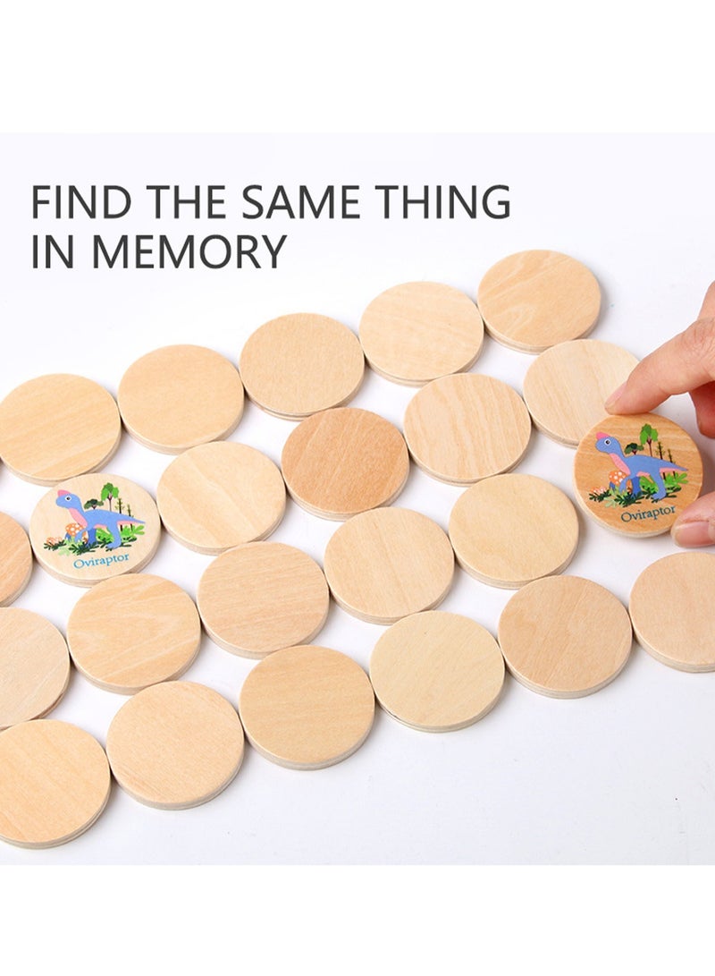 سكمي لعبة مطابقة للأطفال لعبة تعليمية لعبة الديناصورات، لعبة مطابقة اللون والشكل لعبة الديناصور - Image 2