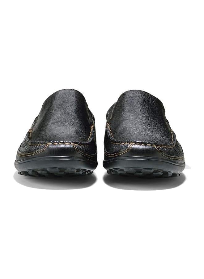 COLE HAAN Mens Tucker Venetian Loafers Shoes Black 44 Eu - Image 3