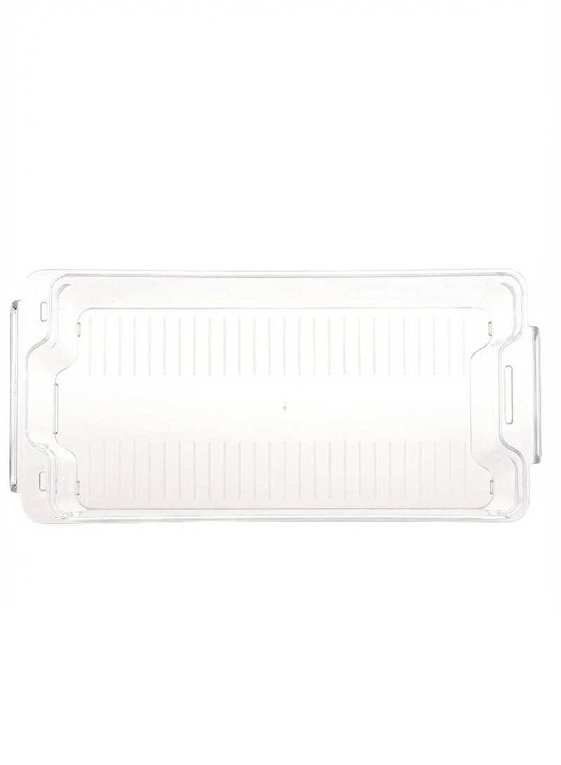 ORGANiZERS Fridge Organizer, Stackable Storage Container with Handles, BPA-free Clear Drawer Organizer for Kitchen and Refrigerator, Practical Organization for Kitchen 33.3x16x10cm - Image 5