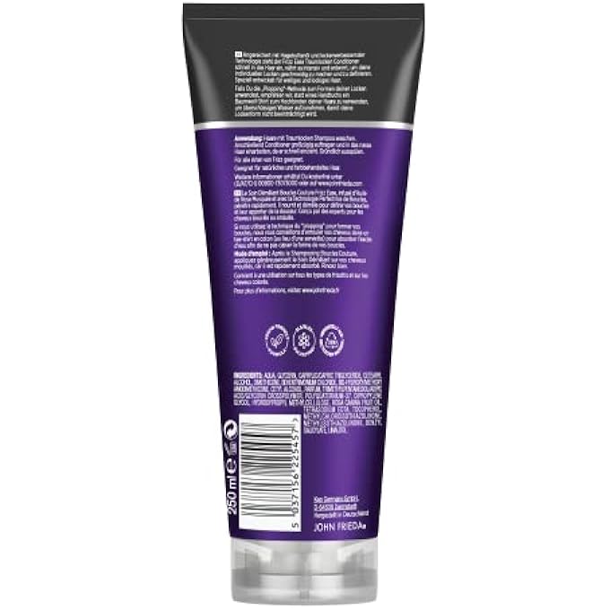 John Frieda FRIZZ EASE DREAM CURLS CONDITIONER FOR CURLY HAIR, 250 ML - Image 3