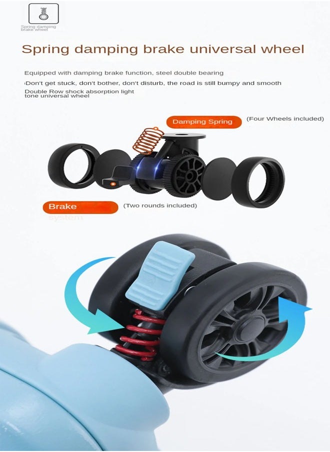 Premium Expandable Aluminum Frame ABS & PC Suitcase With USB charging port and C type and 5 wheel,32 Inch