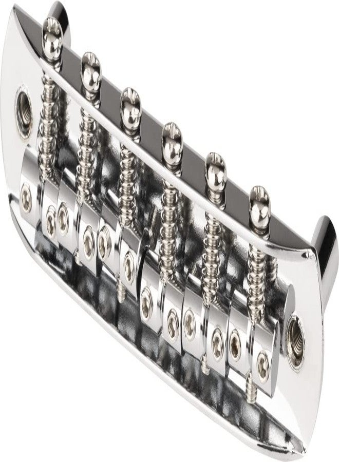 Fender Mustang Fully-Adjustable Guitar Bridge (Japan) Chrome - Image 2