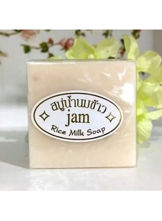 جام صابون الأرز التايلاندي 65 جرام صابون تايلاندي أصلي - Image 1