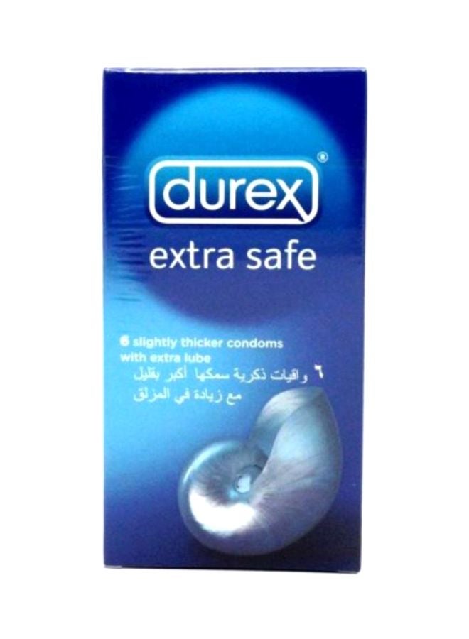 دوريكس إكسترا سيف واقي ذكري بسمك أكبر عبوة من 6 قطع - Image 1