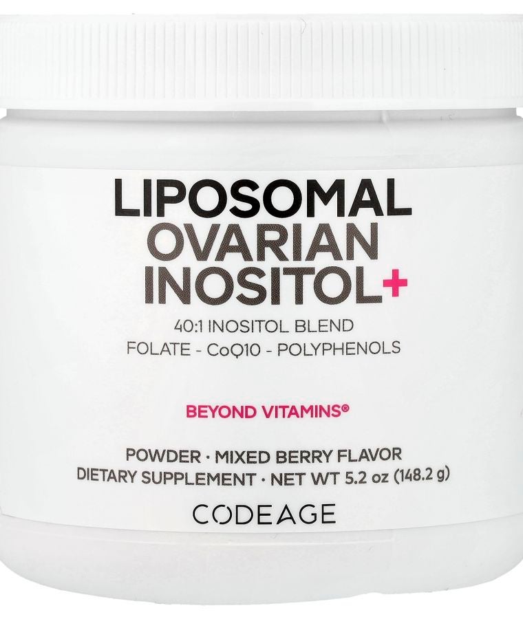 Codeage مسحوق إينوزيتول المبيضي الليبوزومي + توت مختلط 5.2 أونصة (148.2 جرام)