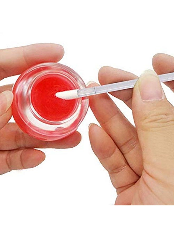 WOIWO 50 Pcs Disposable Tipped Lip Gloss Wands Applicator Lip Brushes Make Up Beauty Toolclear  - Image 2