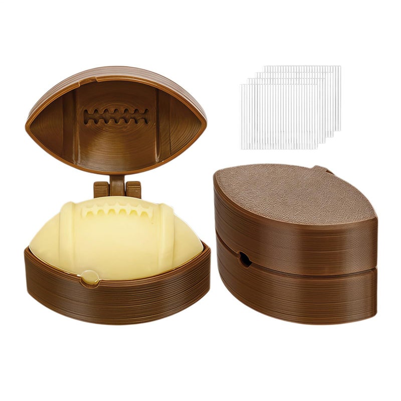 2 Pieces Football Mold Cake Set With 100 Sticks For Birthday Party Family Gathering Home Baking - Image 2