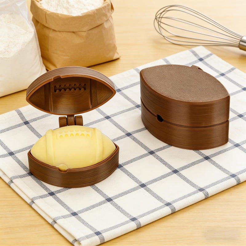 2 Pieces Football Mold Cake Set With 100 Sticks For Birthday Party Family Gathering Home Baking - Image 4