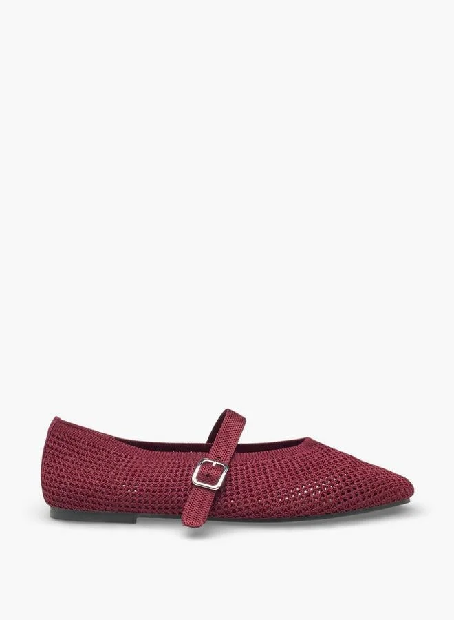 سيليست Women Buckle Closure Mary Jane Shoes