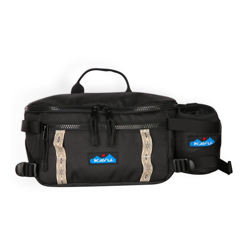 KAVU Washtucna Belt Bag Fanny Pack With Detachable Beverage Cooler Raven - Image 2