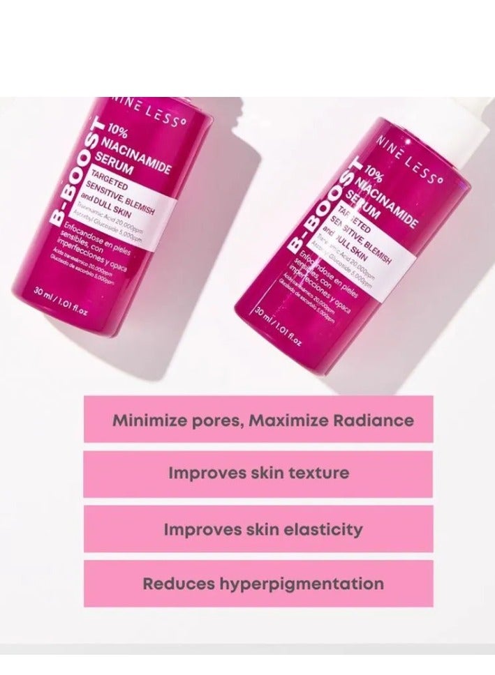 NINELESS B-Boost 10% Niacinamide Serum 30ml - Image 2