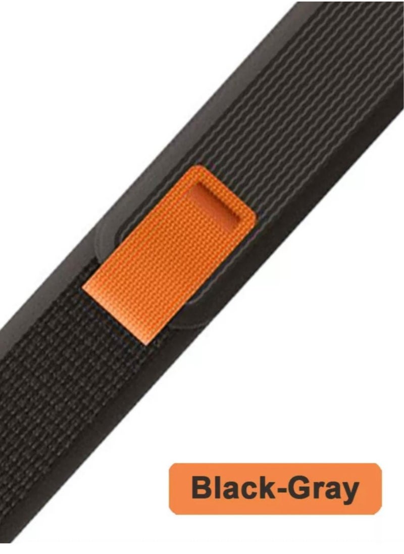 The new Apple Watch band has wonderful  attractive, modern shape  black and gray color 42