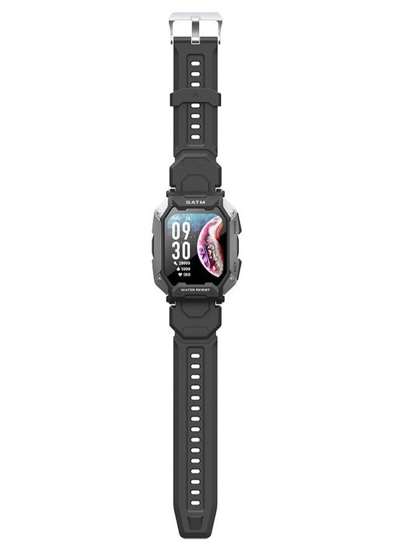 NIBEMINENT 1.71 Inch Smartwatch Green with HD Rectangle Screen - Image 4