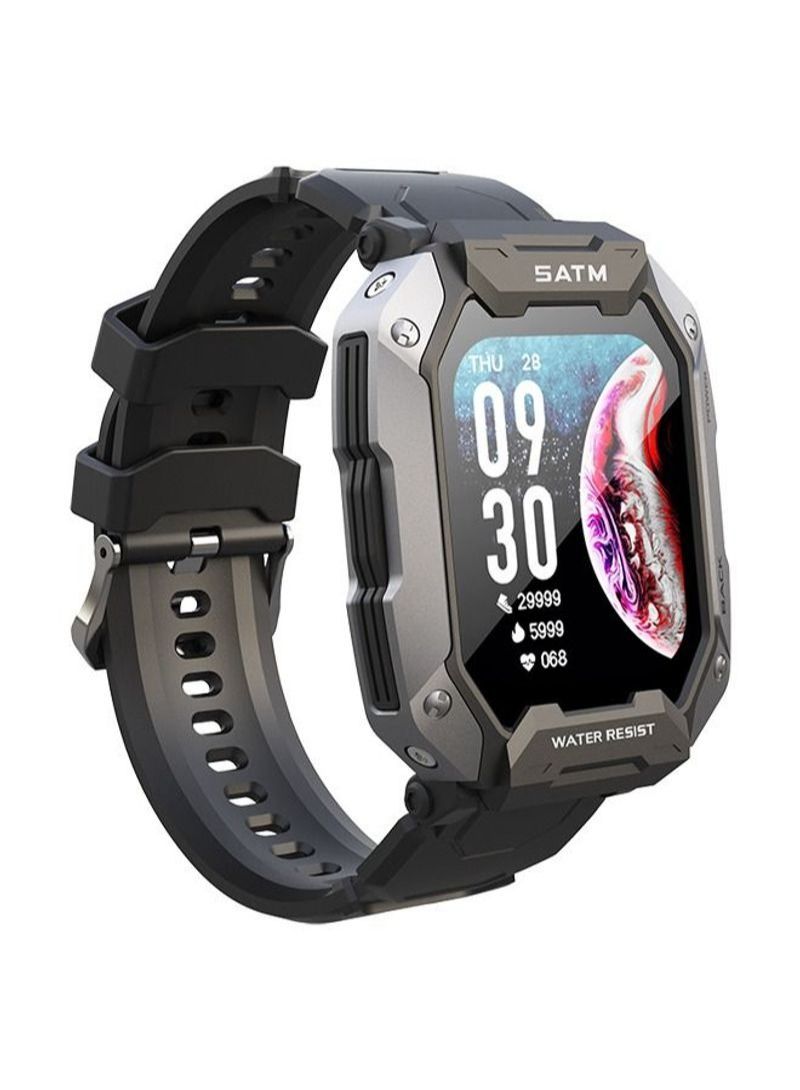 NIBEMINENT 1.71 Inch Smartwatch Green with HD Rectangle Screen - Image 1