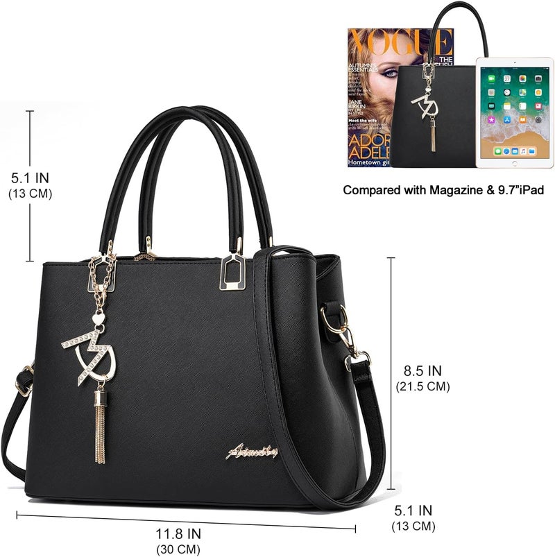 ToLFE Womens Purses and Handbags Shoulder Bags Ladies Designer Top Handle Satchel Tote Bag - Image 5