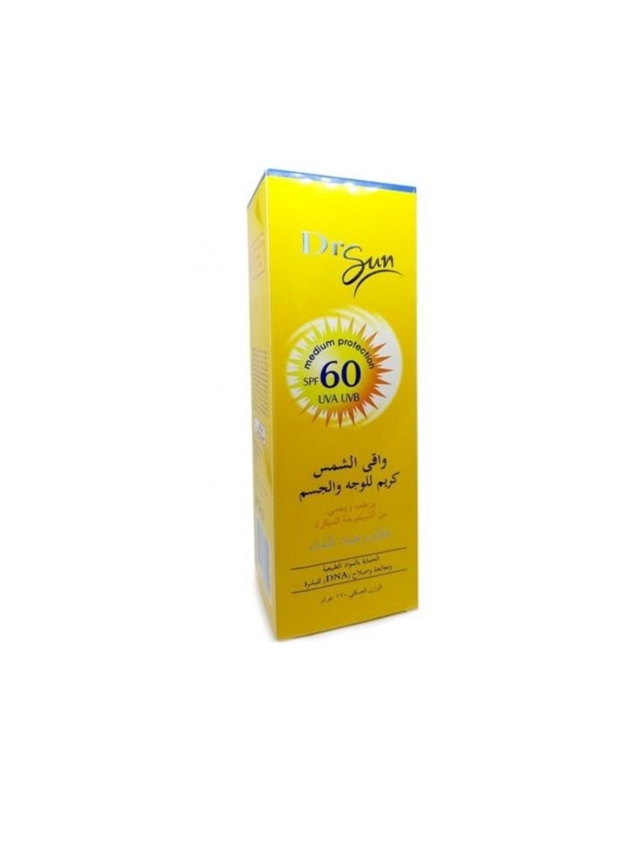 Sun Protection Cream Water Resistant - SPF 60 UVA/UVB - 170g