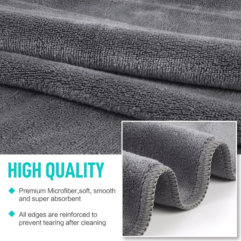 Sinland Microfiber Gym Towels Sports Fitness Workout Sweat Towel Super Soft and Absorbent 3 Pack 16 Inch X 32 Inch - Image 3