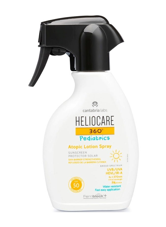 Heliocare 360º Pediatrics SPF50 Spray Lotion for Atopic Skin 250ml - Image 1