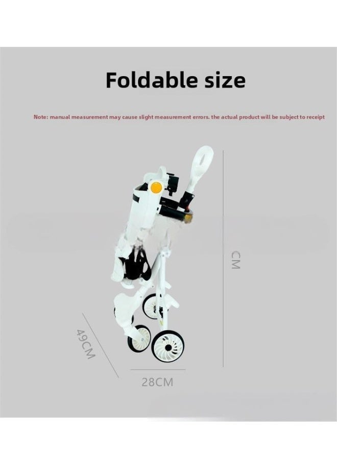 ORiTi Baby Stroller With Foldable Four Wheeled Walking Tool For Babies, Suitable For Sitting Or Lying Down Black Panda - Image 4