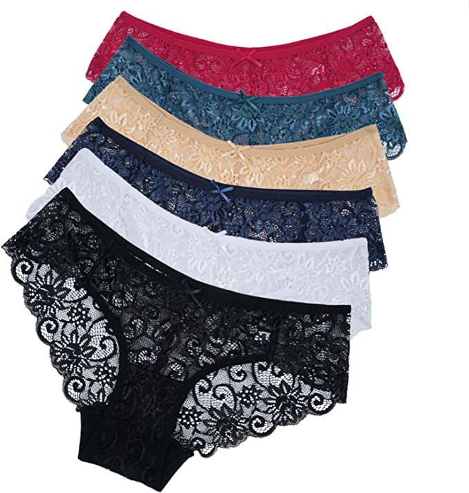 KETKAR Women Net Bikini Sexy Panty_Pack of 06(Multicolour,XLarge) - Image 1