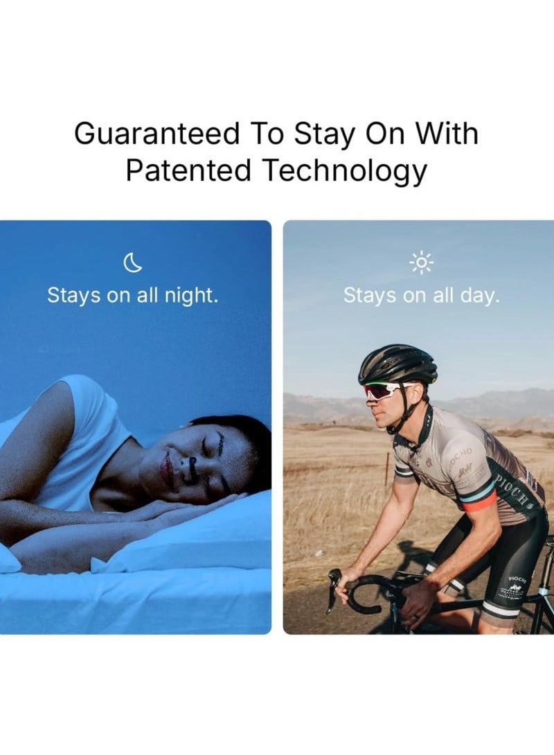 اترجسز الأنف التنفس عصا دخول كيت - زيادة كمية الأوكسجين ، والحد من الشخير ، وتحسين نوعية النوم - لا تحتوي على الأدوية أو المواد الكيميائية ، ومكافحة التعرق ، والجلد سلامة الأنف عصا ، قوس أبيض ، 15 - Image 3