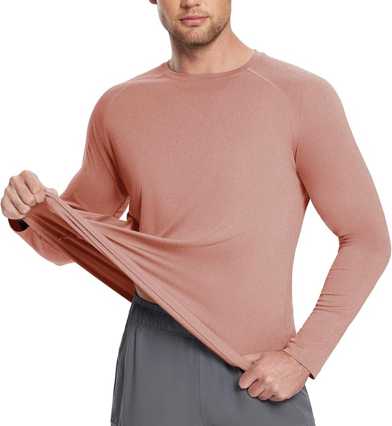 Baleaf Men's Sun Protection Shirts UV SPF UPF 50+ Long Sleeve Rash Guard Fishing Running Quick Dry Lightweight - Image 1