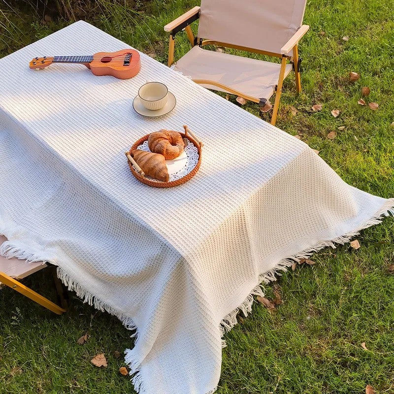 Y&D Ethnic Style Outdoor Tablecloth with Luxury Design – Premium Table Runners for Patio, Garden & Picnic Decor - Image 1