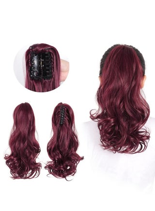 Women's big wave ponytail wig, grab clip ponytail long curly hair with tiger clip Synthetic heat-resistant twisted pull cord curly wave hair extensions (55 cm) - pzsku/Z262E5B6C52BC17BD528FZ/45/_/1682507146/7e003942-05bf-4a99-b8e6-5b703a0ef583