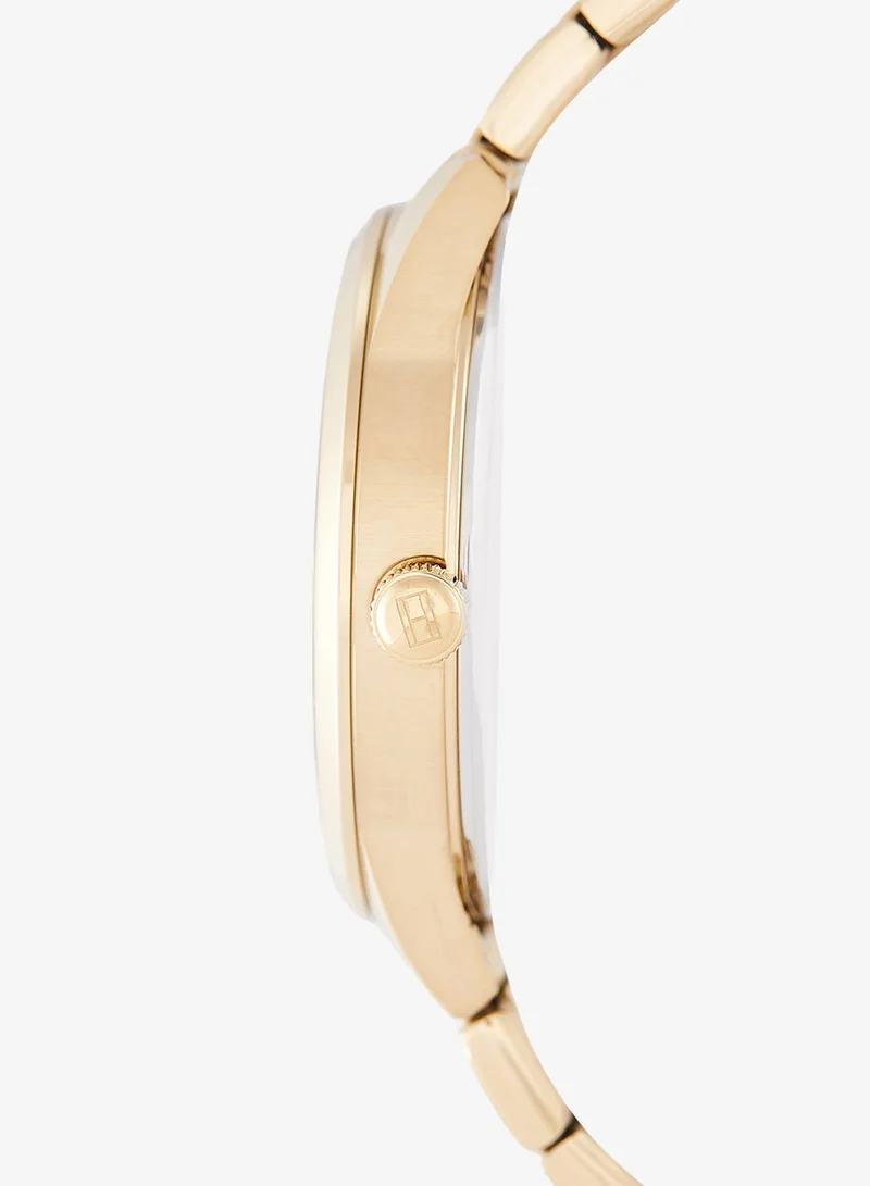 Tommy Hilfiger  Womens Analog Multifunction Quartz Watch With Gold-Tone Stainless Steel Bracelet - 1782746 for Women | Best Price UAE