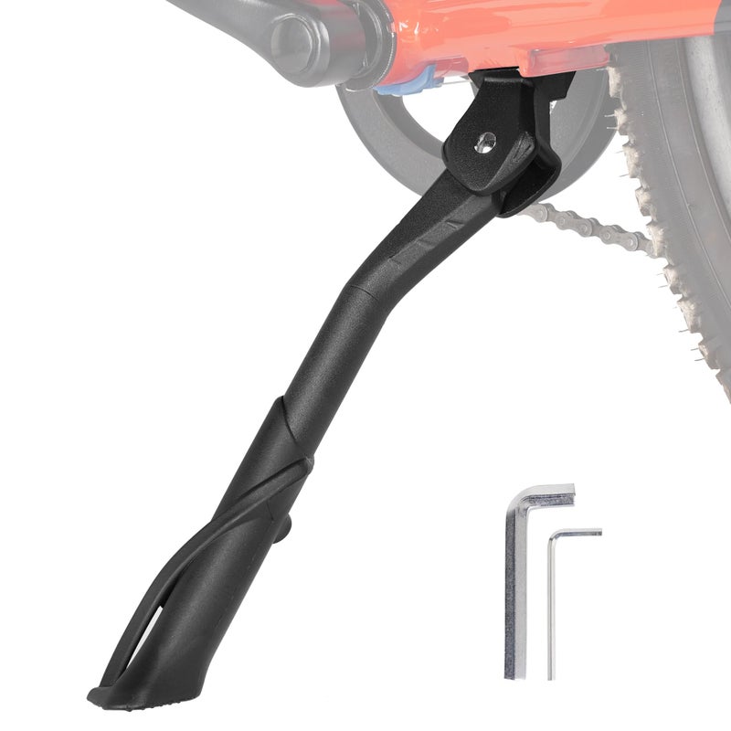 RUTU Bike Kickstand 2429Adjustable Adult Bicycle Kickstand for EbikeMountain BikeFat Tire BikeNonSlip Sole Kick stand - Image 3