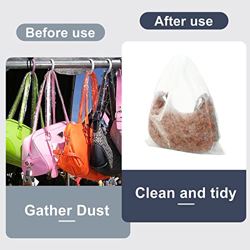 Berlune 100 Pcs Dust Bags for Purses Storage Bags for Handbags Non Woven Fabric Handbags Storage, Shoe Travel Package for Packing, Home Closet Organizer Dust Cover (15.7inx19.7in) - Image 4