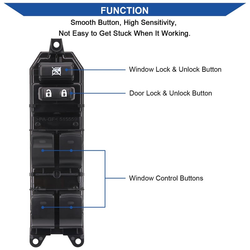 Obaee Master Power Window Switch for Toyota Vehicles - Image 3