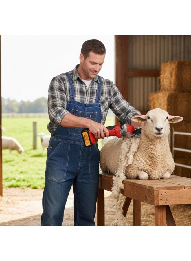 Professional wool shearing machine for sheep and cattle, 900 watts - Image 4