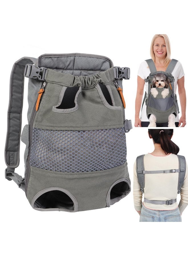 Jranter Dog Carrier Backpack - Legs Out Front - Facing Pet Carrier Backpack for Small Medium Large Dogs, Airline Approved Handsa - Canvas Mesh Free Cat Travel Bag for Walking Hiking Bike and Motorcycle - Image 1