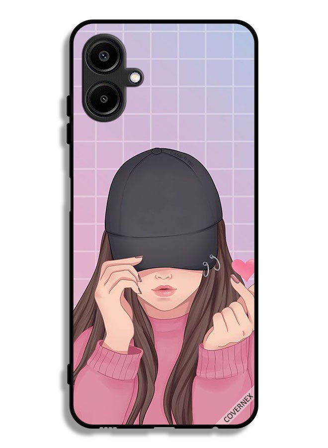 Covernex Samsung Galaxy F06 5G Protective Case Cover Snap Love Cap Girl - Image 1