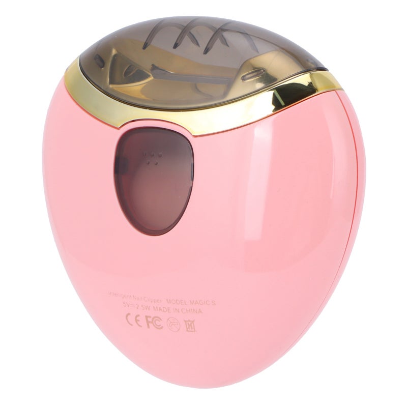 Electric Nail Clipper: Pink One Button Operation - Concealed Blade Safe Nail Trimmer With Nail Debris Vacuum for Infants, Kids, Adults, The Elderly - Image 5
