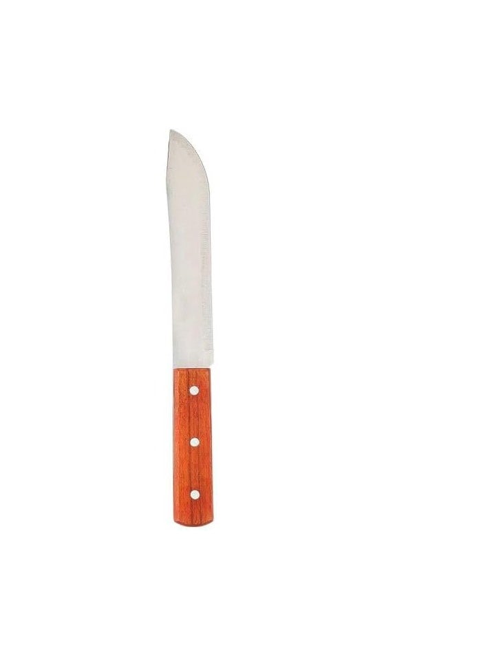 Generic Stainless steel Kitchen Knife With Wooden Hand  - Image 1