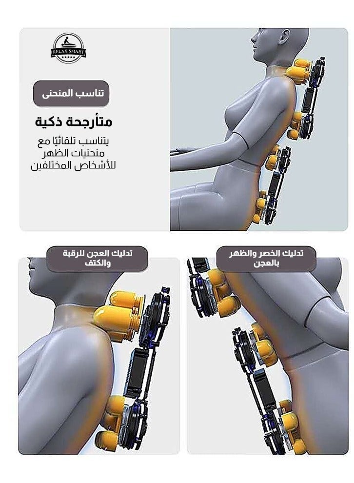 Relax Smart Massage Chair, Full Body Zero Gravity Massage Chair with Advanced Air Bag Massages,Back Heating, Bluetooth Speaker, Adjustable Intensity and Safety Features - Image 4