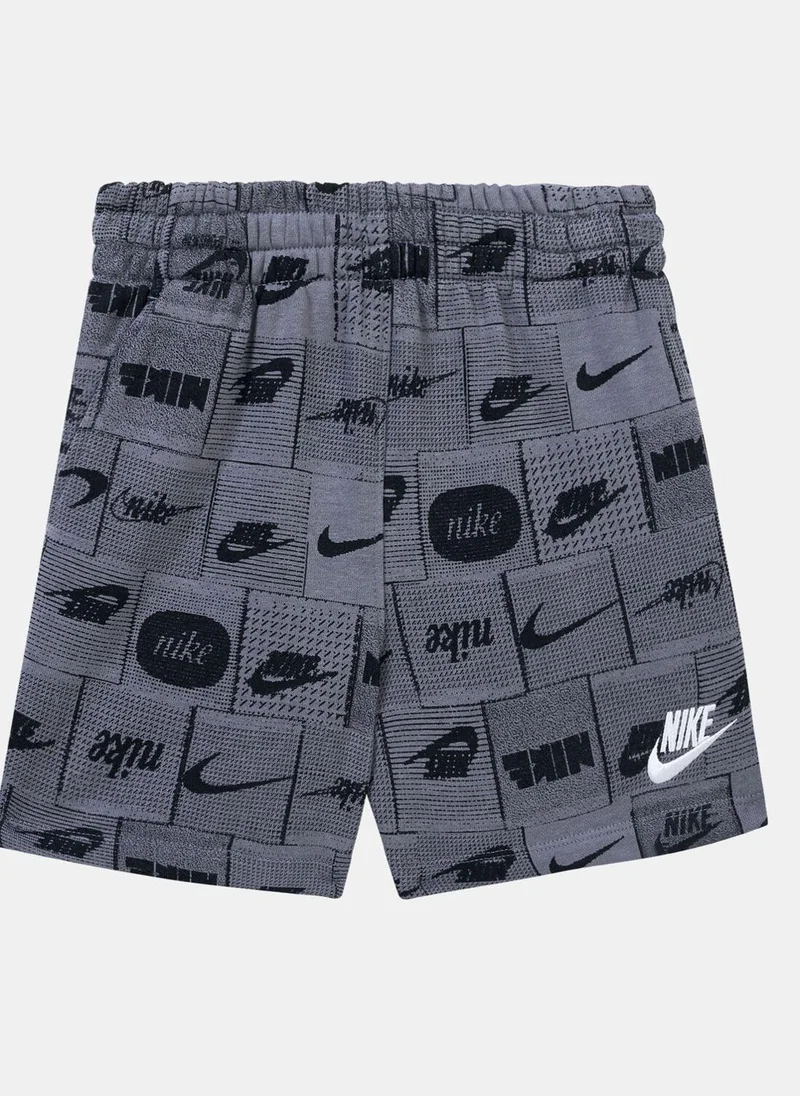 نايكي Kids' Sportswear Club Allover Shorts (Babies and Younger Kids)
