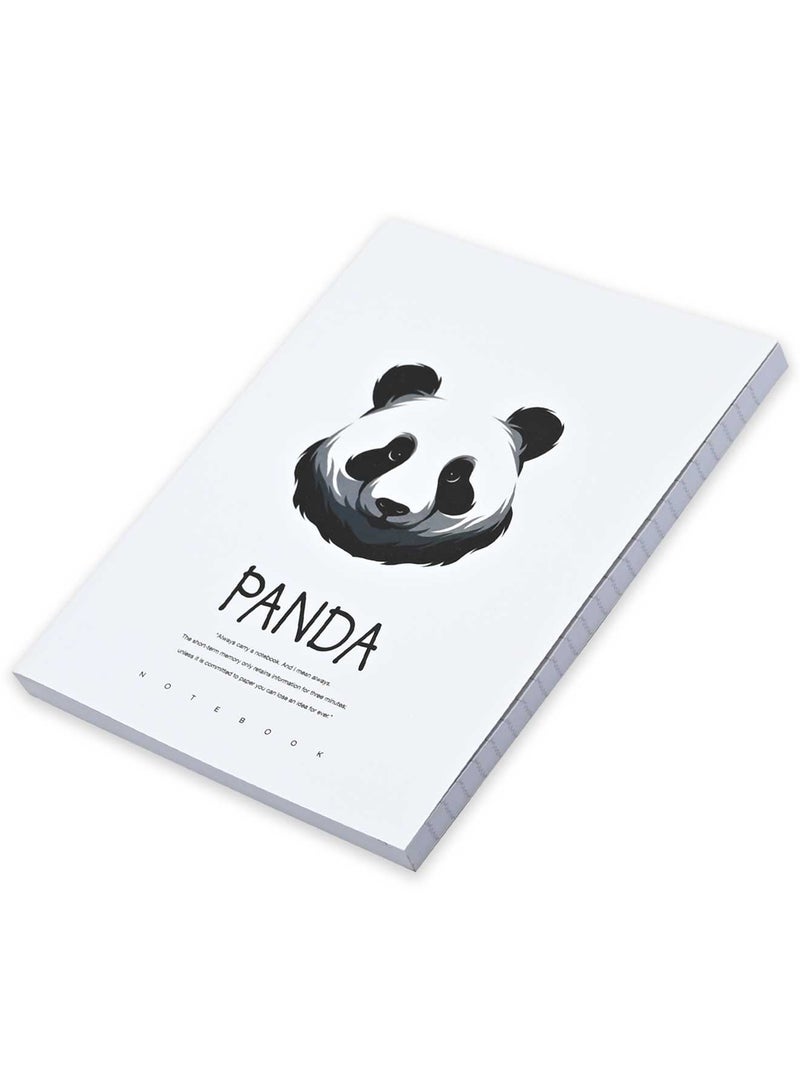 FIS Pack Of 5 Soft Cover Notebook, 96 Sheets A5 Panda Design 7 -FSNBSCA596-PAN7 - Image 1