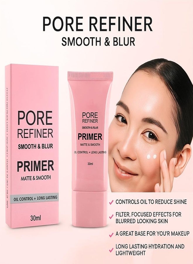 ClassyHuda Pore Refiner Primer, Pink, Oil Control with Long Lasting Smooth Blur Effect, Matte Finish, 30ml - Image 5