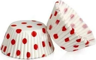 Alsepeteavm Paper Capsule Red Polka Dot on White No:1 370 Pieces