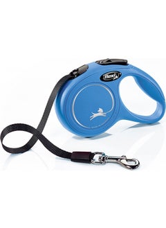 Flexi Blue New Classic Striped Automatic Walking Collar 3m Xsmall 