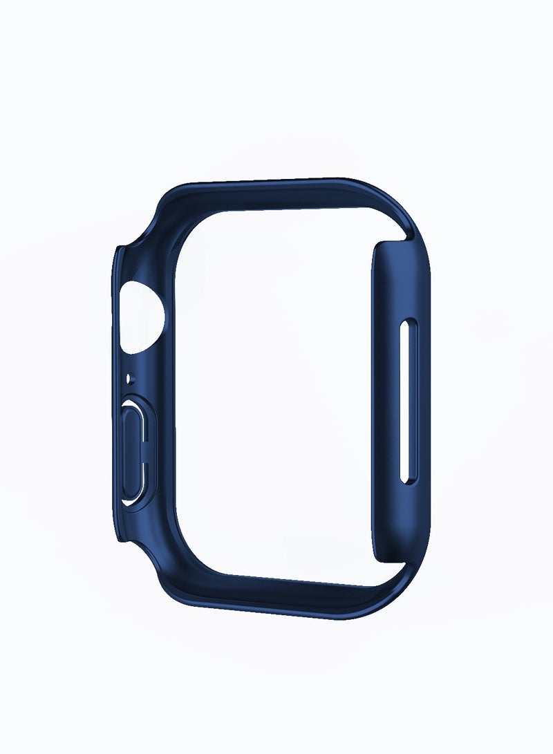 GULFLINK Silicone Watchband 220mm Length with Protective Case Cover for Apple iWatch 7 45mm - Image 3