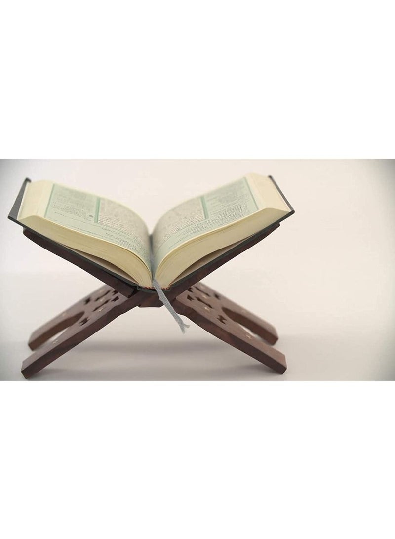 QUESERA wooden for reading handmade fordable wooden  stand book stand quran stand - Image 4