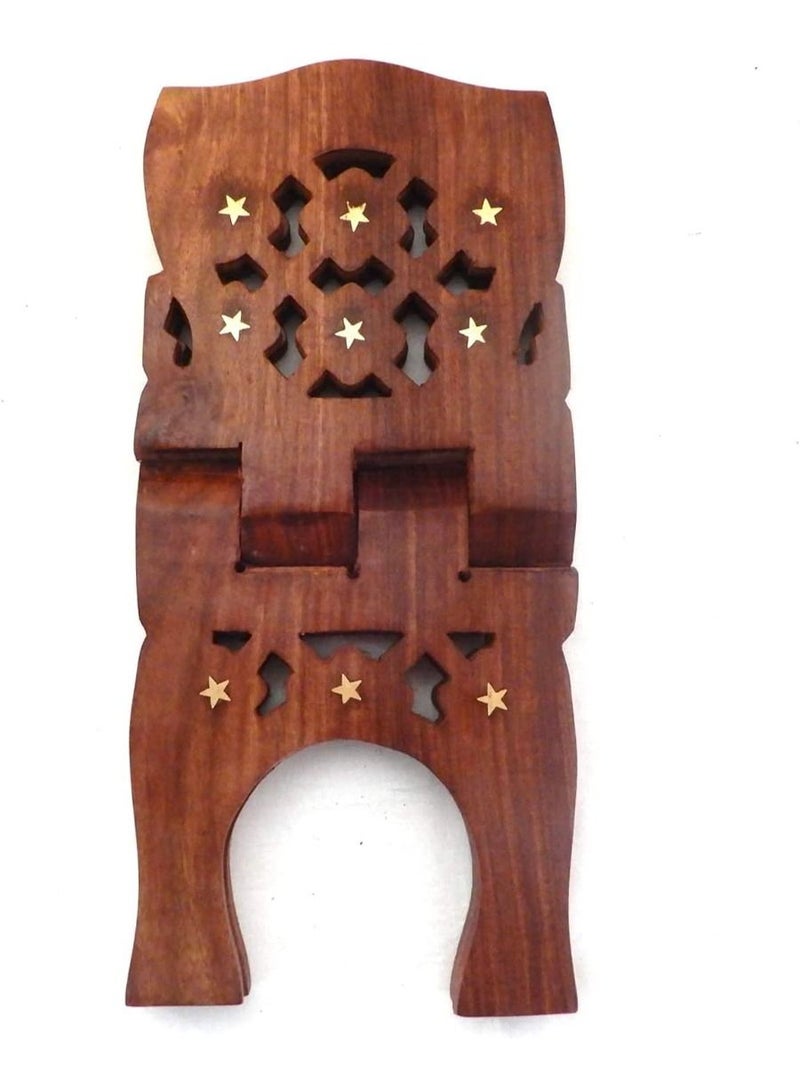 QUESERA wooden for reading handmade fordable wooden  stand book stand quran stand - Image 5