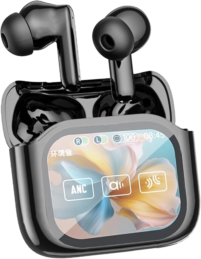 NE20 Pro AI Translation Earbuds Real Time LED Display IPX7 Waterproof HD Stereo Black - Image 2